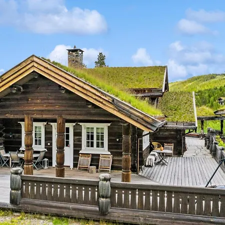 Luxury At Nesfjellet With Sauna, Bbq, Close To & Golf