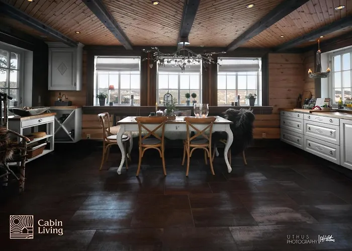 Luxury At Nesfjellet With Sauna, Bbq, Close To & Golf