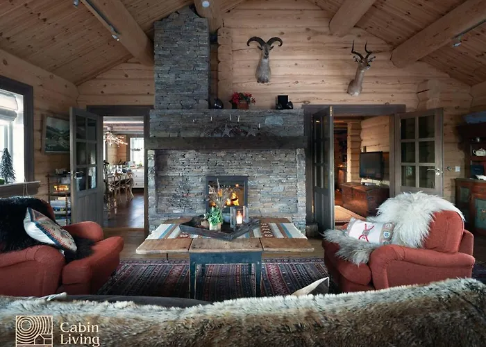 Luxury At Nesfjellet With Sauna, Bbq, Close To & Golf *