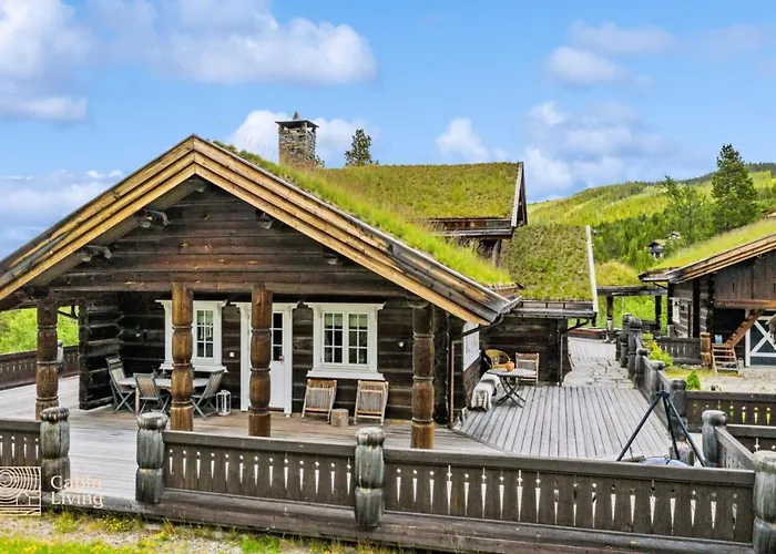 Luxury At Nesfjellet With Sauna, Bbq, Close To & Golf